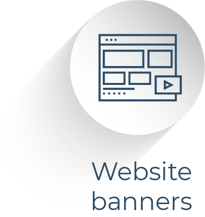 Website banners icon